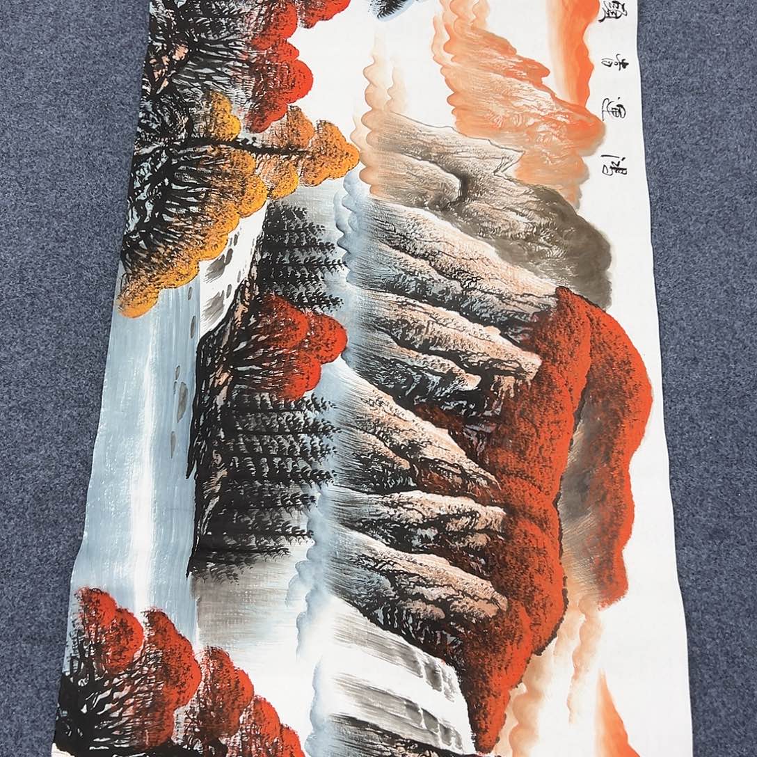 国画国画作品宣纸纯手绘