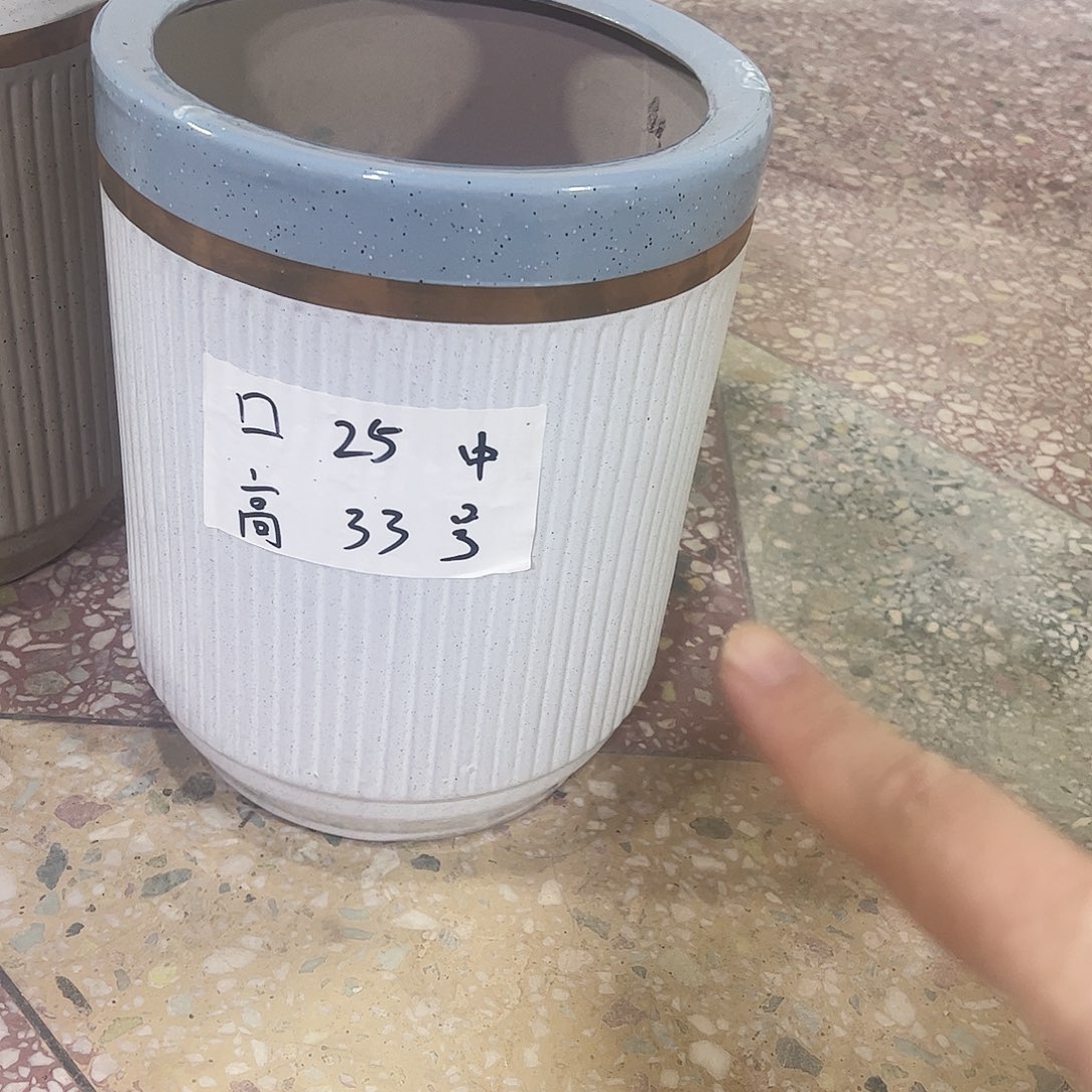 陶瓷陶瓷大花盆默认微瑕