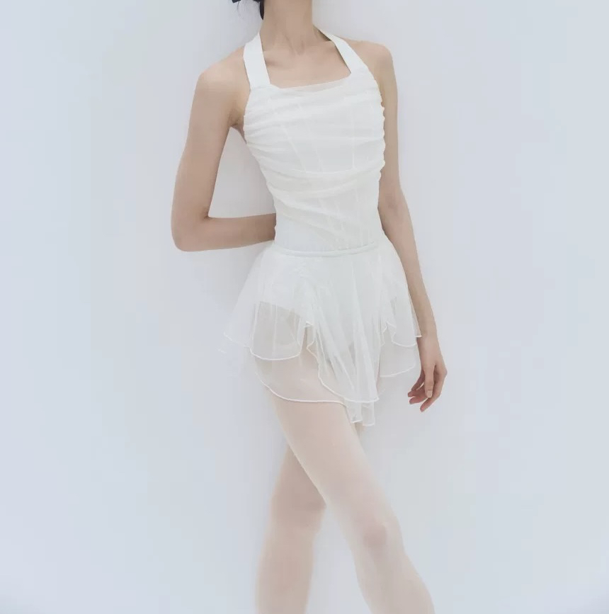 显瘦形体服芭蕾舞体服舞蹈服芭蕾舞体服练功服连体服