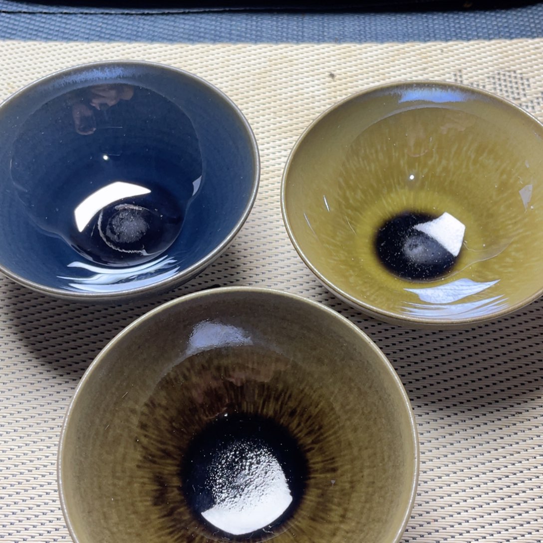 茶盏龙窑柴烧原矿3只