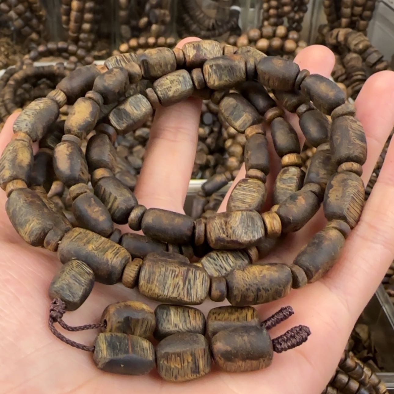 【闪购商品】手串沉香乒*乓奇楠手串34.5克