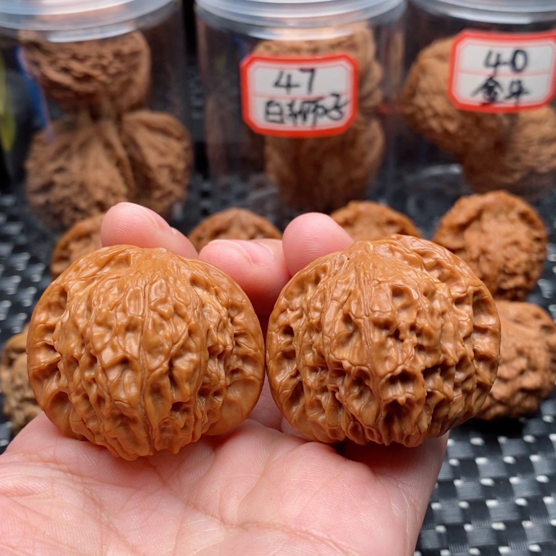 吊坠文玩核桃39蝴蝶磨