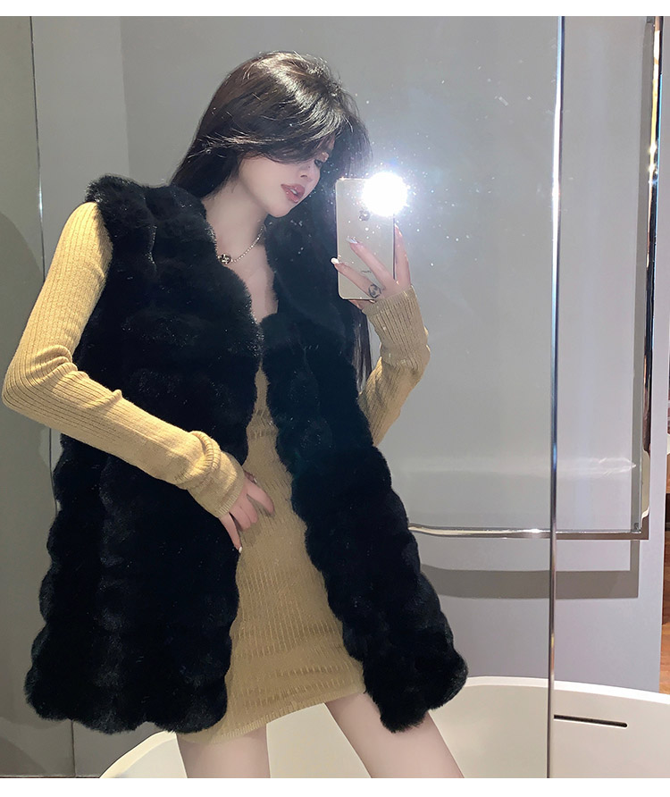 时尚女装皮草，微瑕，图片仅供参考以直播间过款为准