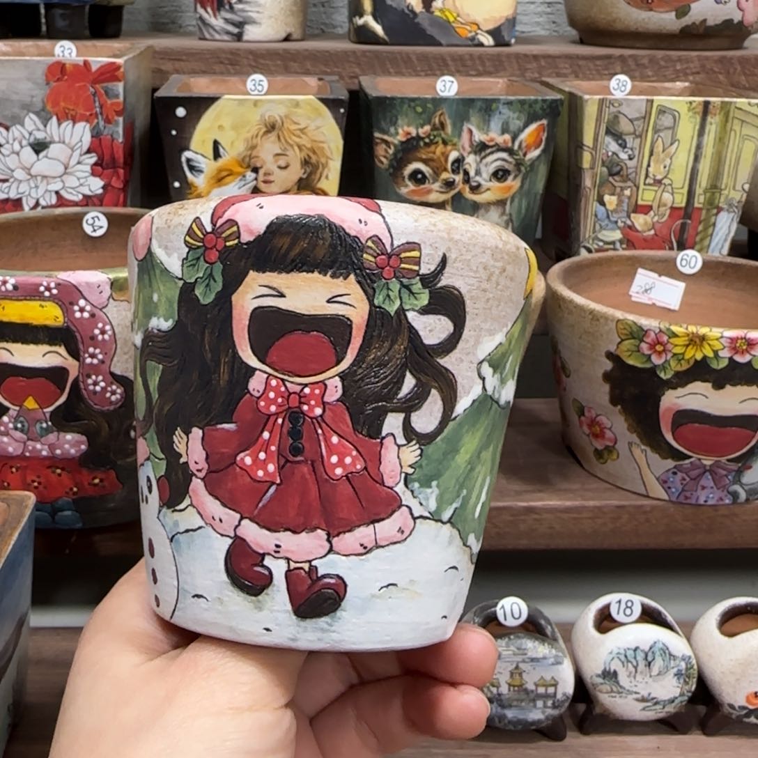 红陶内口7.8厘米左右