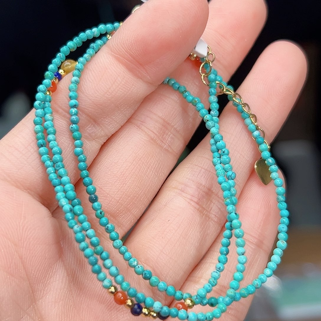 未镶嵌绿松石珠宝奇石