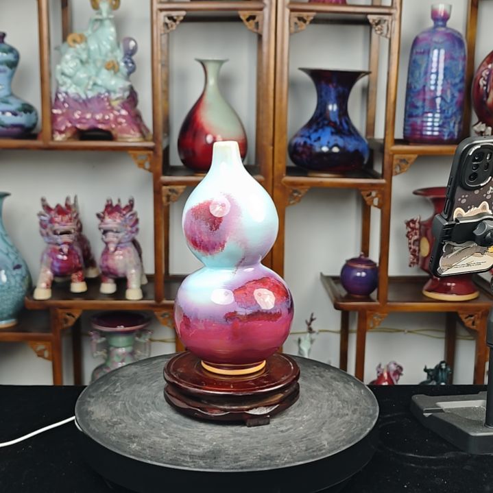 摆件钧瓷摆件神后镇钧瓷