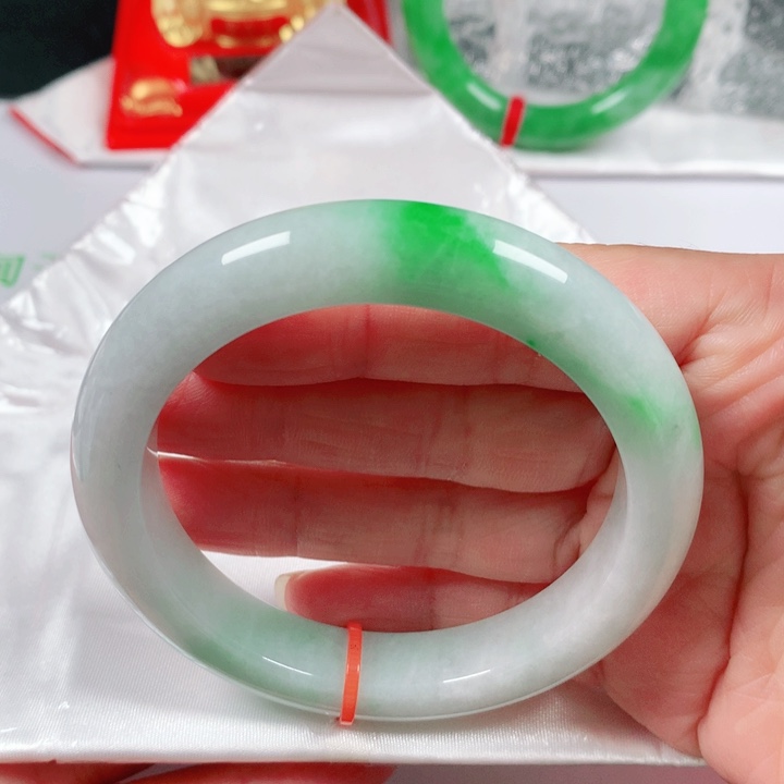 未镶嵌手镯翡翠  编号DH1216 正圈56-57