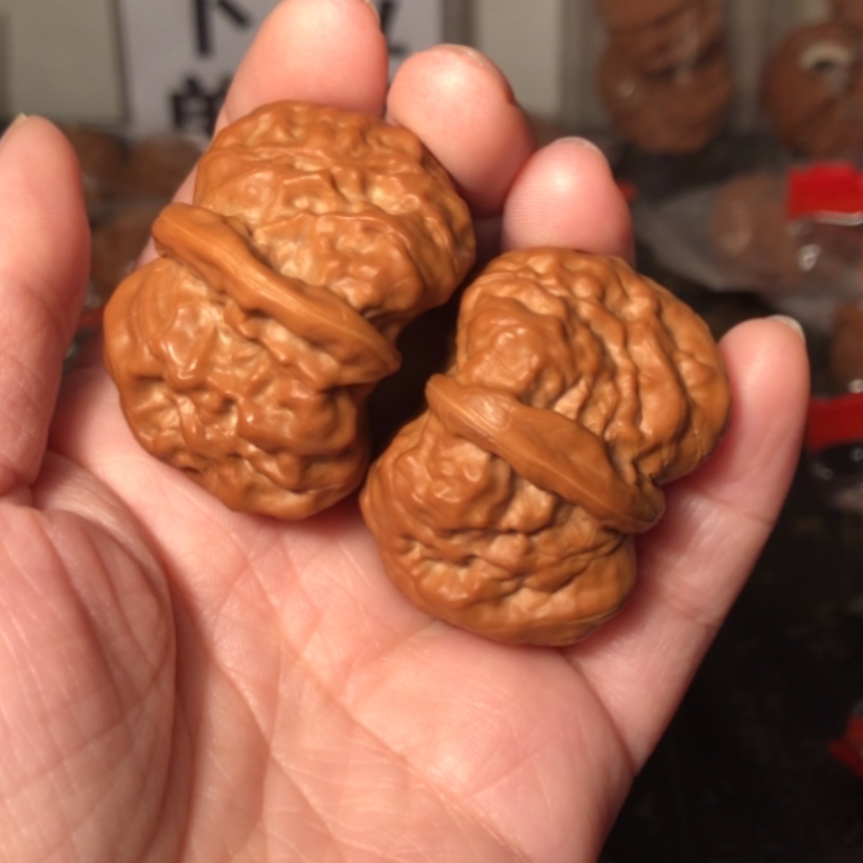 【闪购商品】文玩核桃把件蛤蟆头39