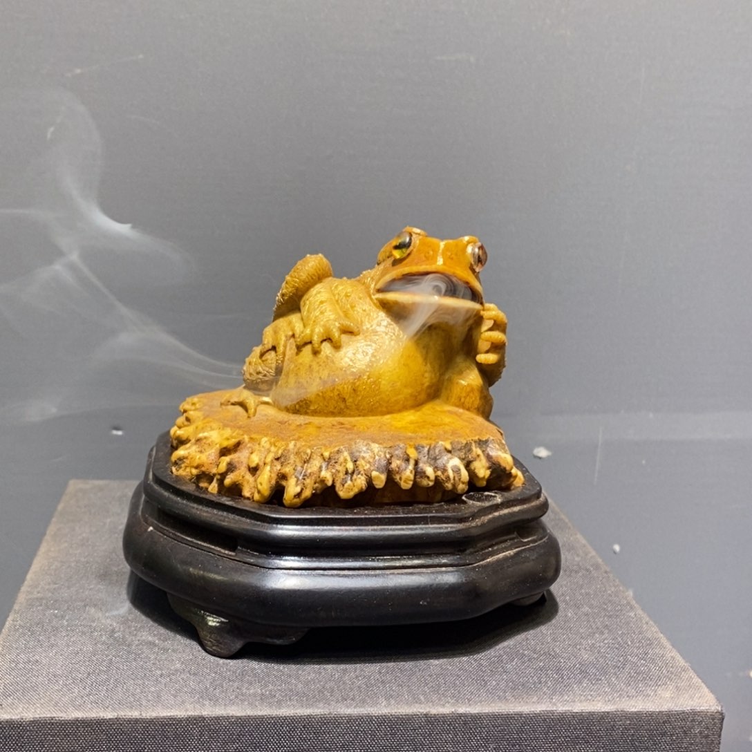 柏木呱呱来财鹿角材质