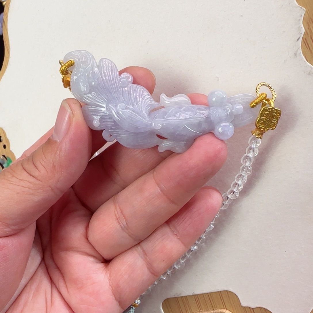 翡翠颈饰未镶嵌仿古