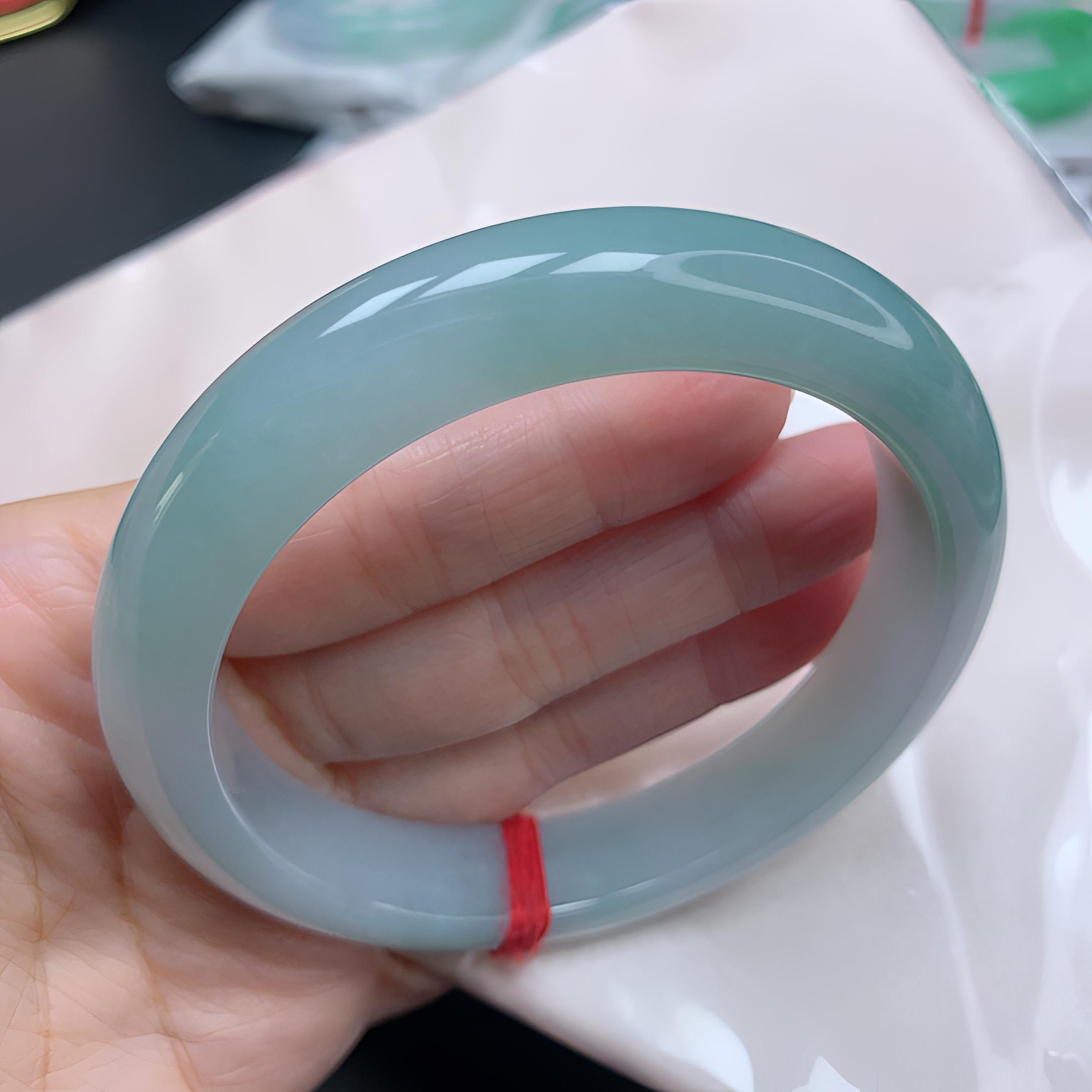 冰胶浅绿手镯5960