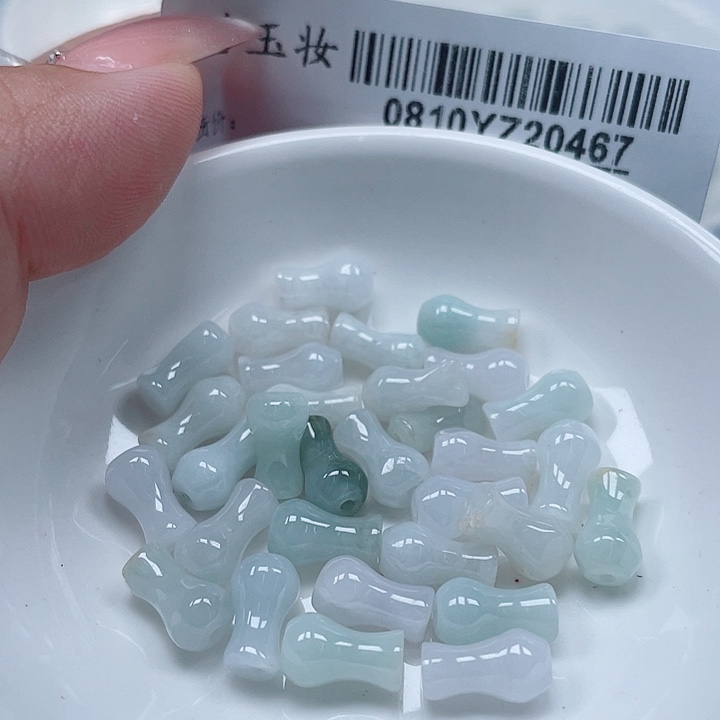 翡翠足铂镶嵌吊坠(不含链)