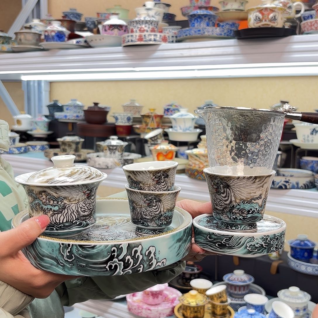 盖碗里的水煮开后放