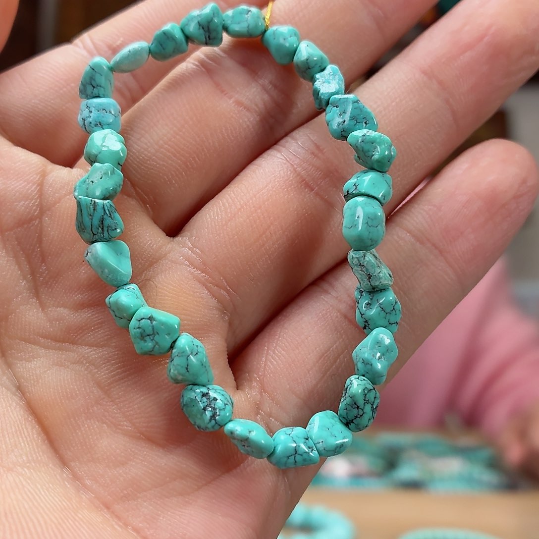 未镶嵌绿松石珠宝奇石