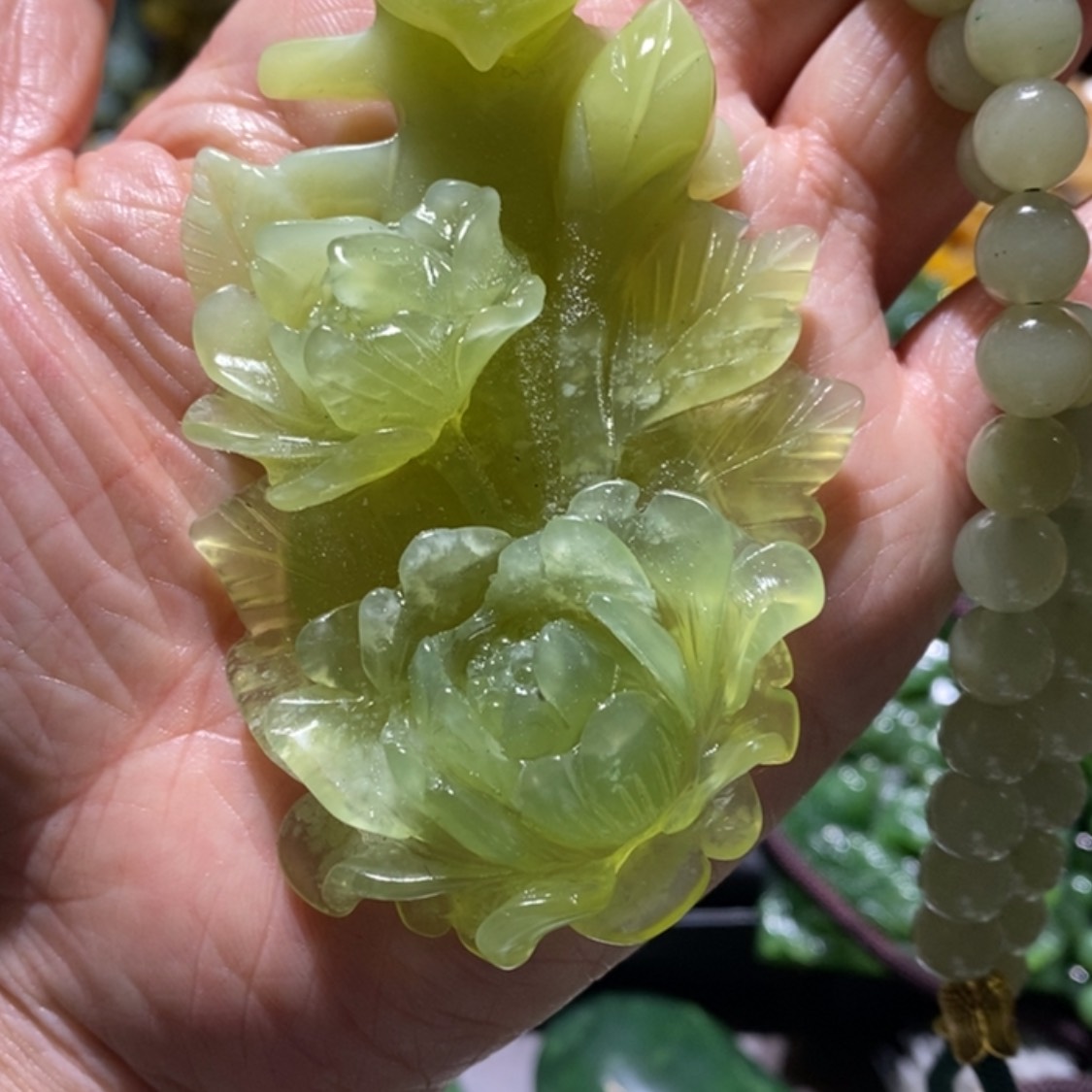 【闪购商品】岫玉毛衣链未镶嵌