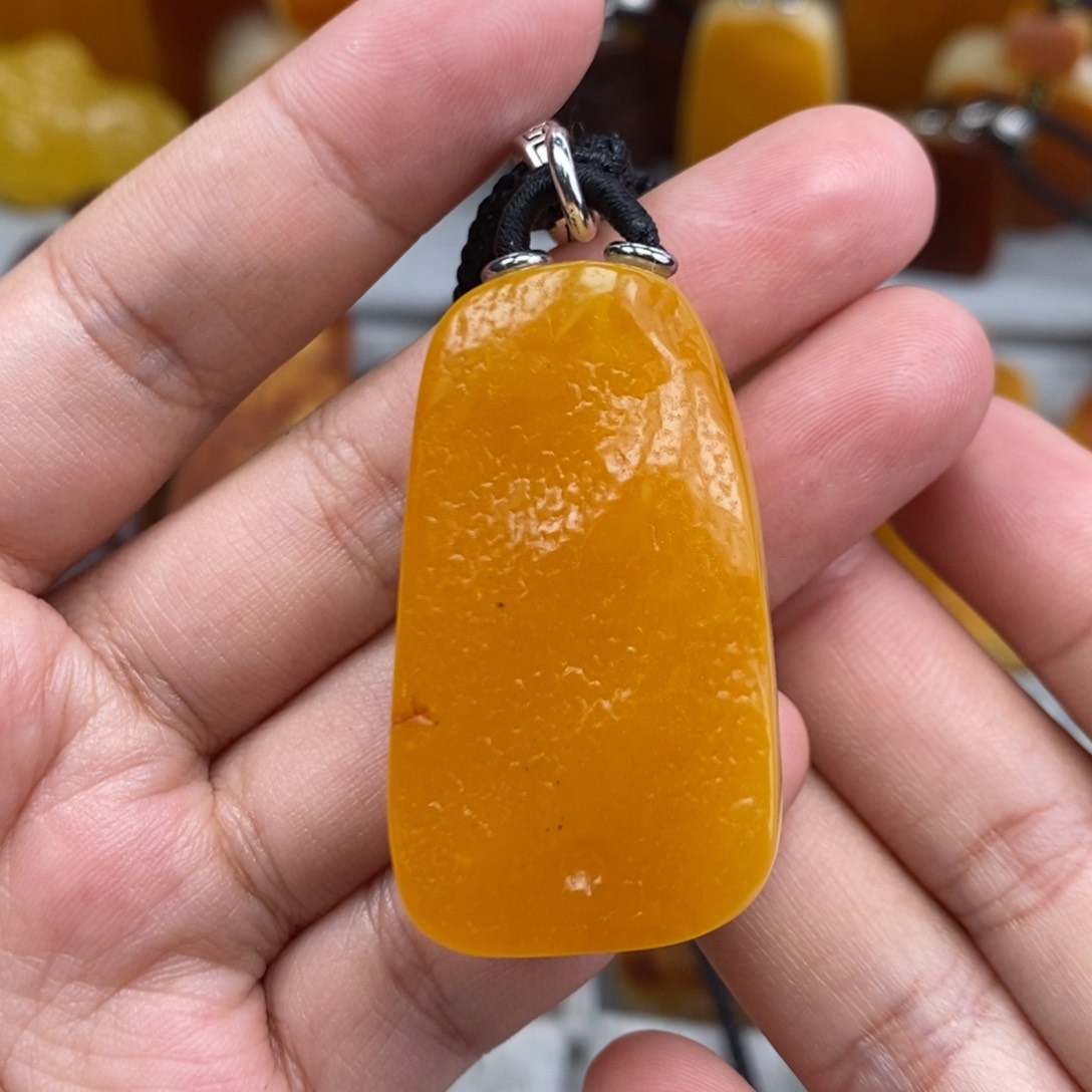 琥珀吊坠(赠链)未镶嵌用****5