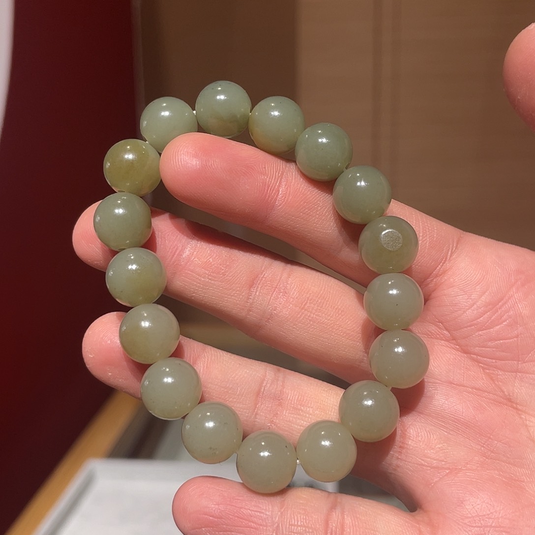 和田玉手串未镶嵌