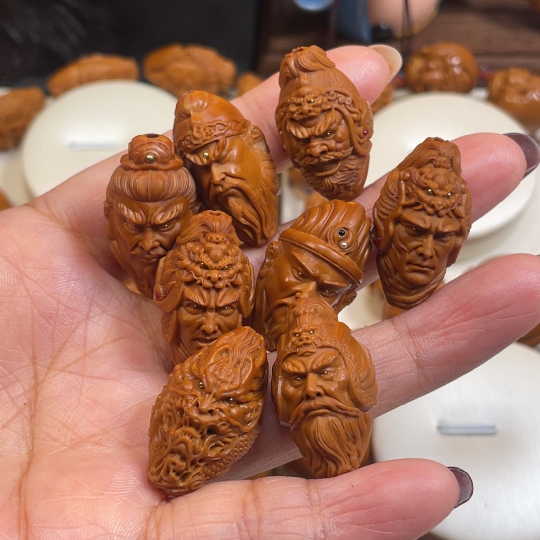 清***渡橄榄核手串/手链蜀国七雄橄榄核手串