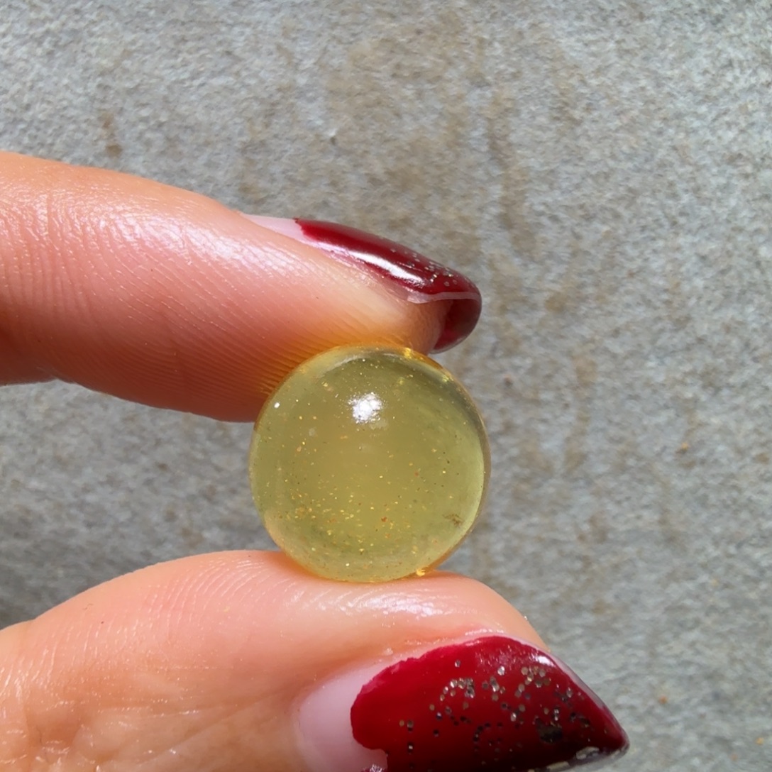 下***鱼定制琥珀未镶嵌专拍