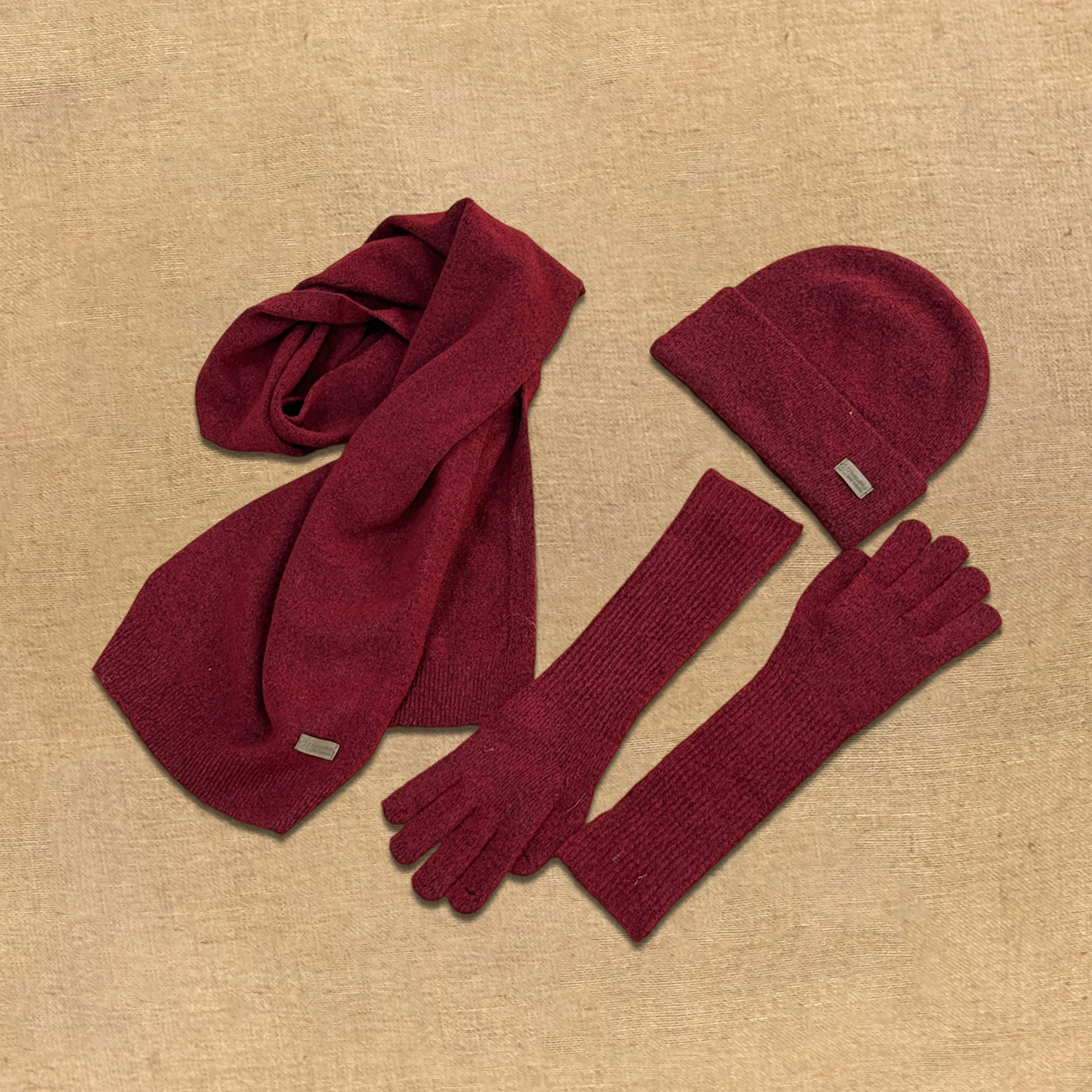 三件套帽子围巾手套装秋冬时尚女保暖百搭围脖