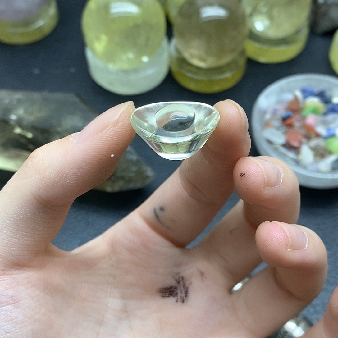 未镶嵌珠宝半成品水晶308水晶石