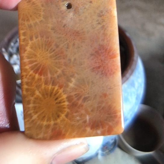 硅化玉吊坠未镶嵌