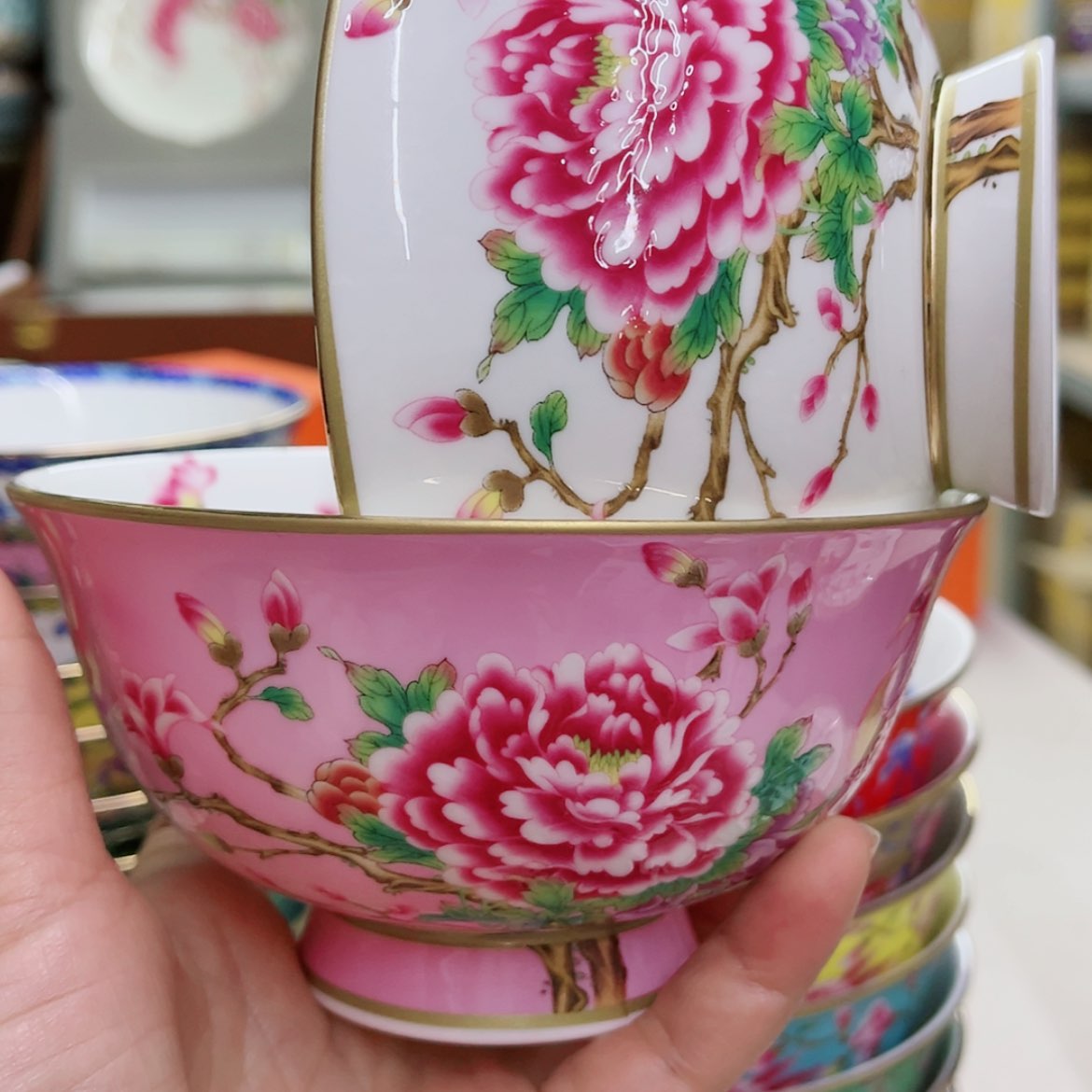 【闪购商品】珐琅5寸2个………………