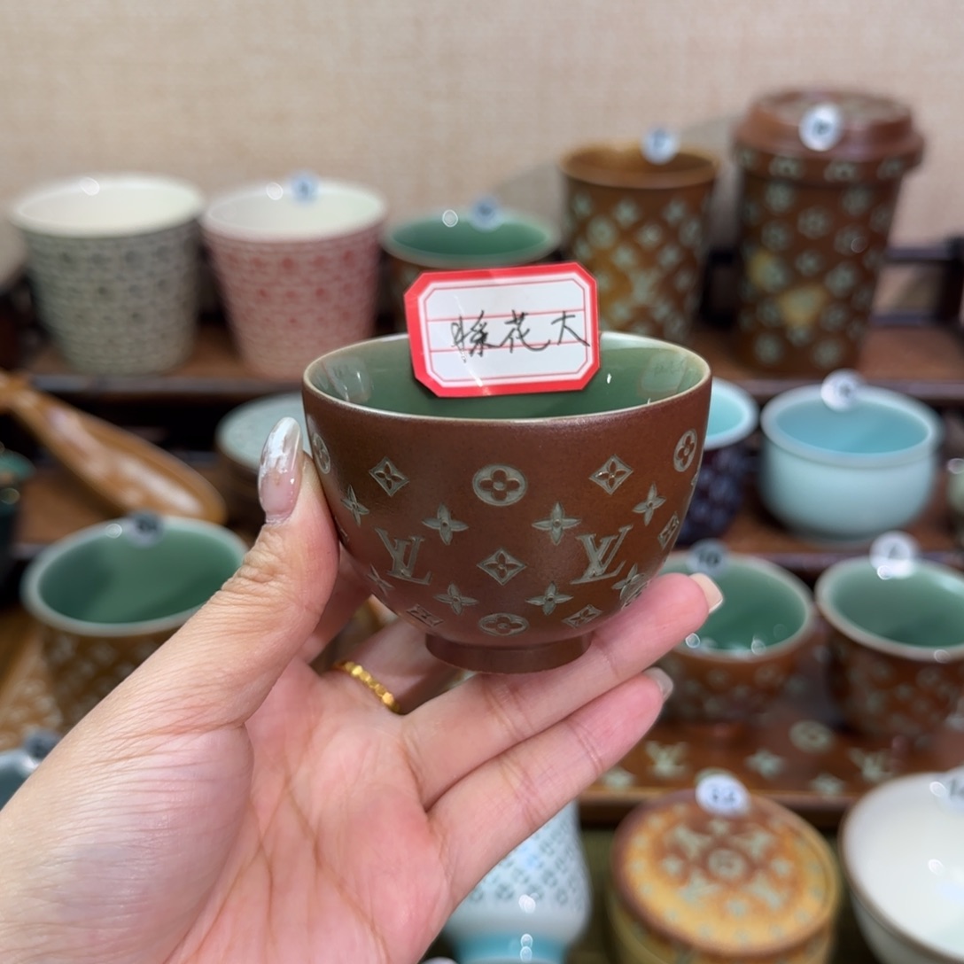 採***盗龙泉青瓷叙瓷茶器