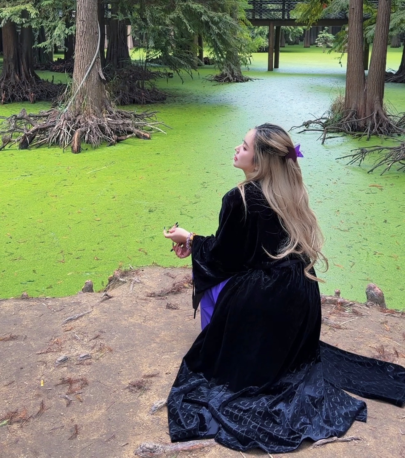 【黑色DIO丝绒上身袍子】定制款 超有质感家居外穿垂坠感轻奢女神风