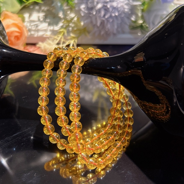 A315 卡6三圈金发手串[多样性发一]