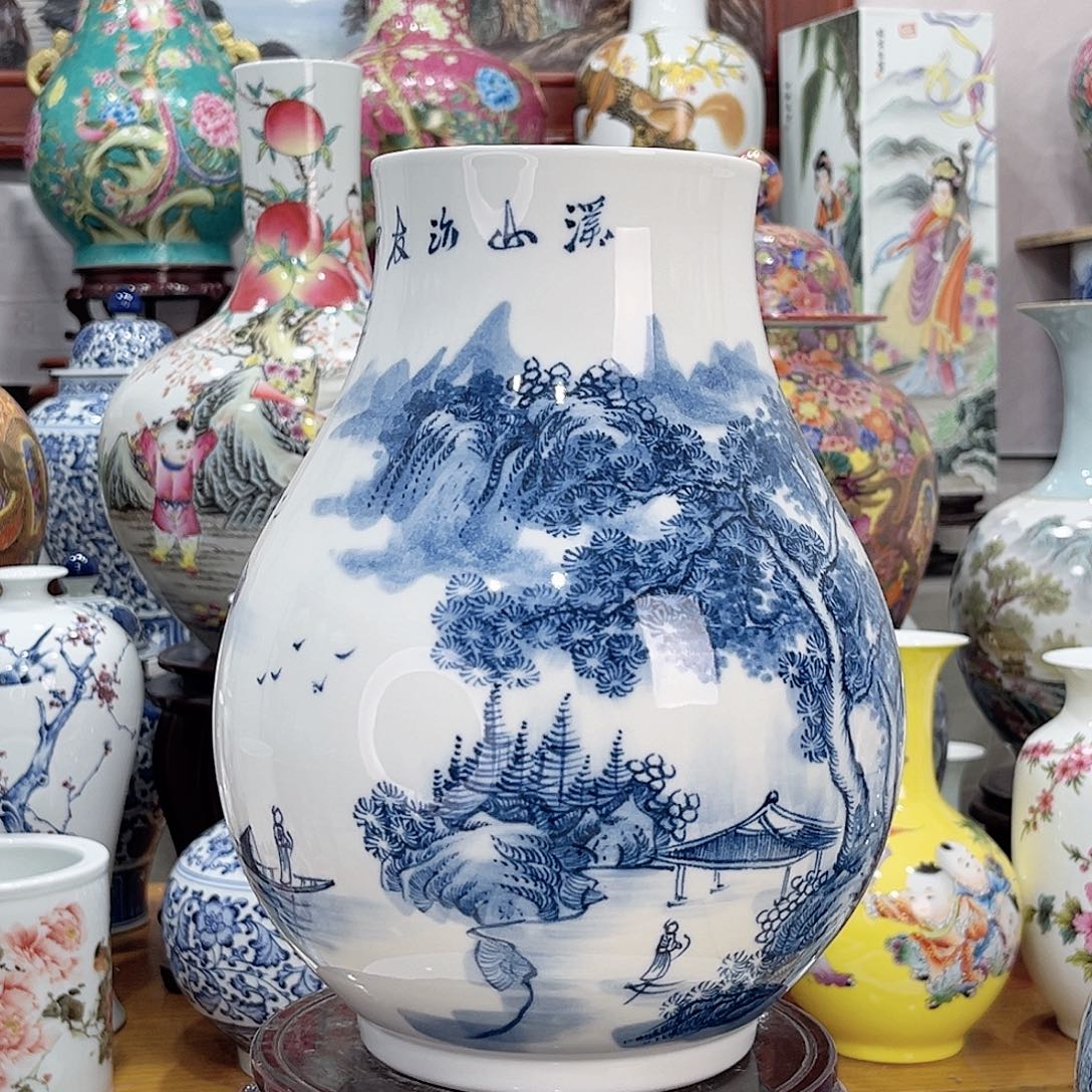有***水摆件景德镇的陶瓷