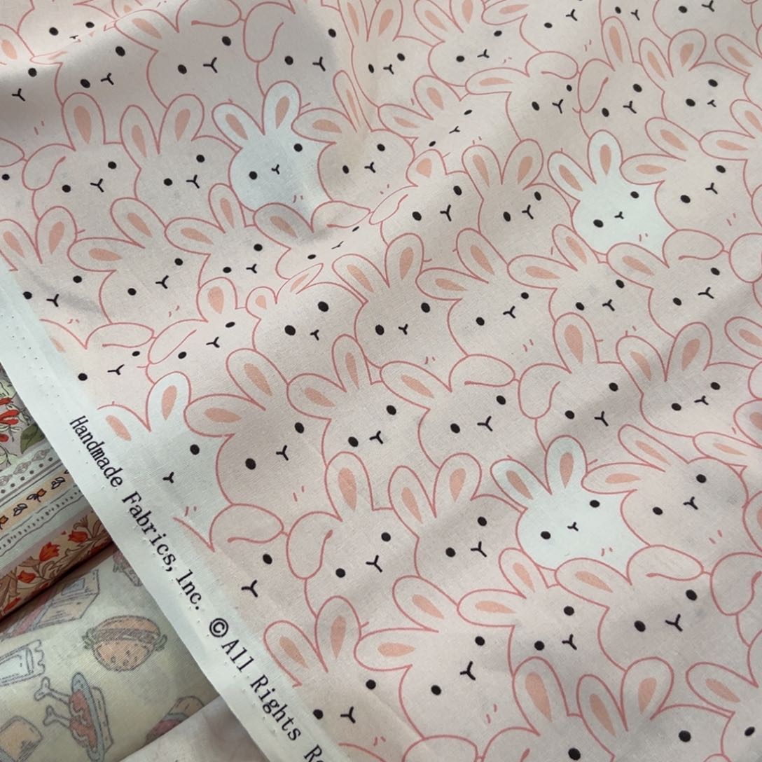 一米价纯棉平布1.1米宽果子布艺地卷