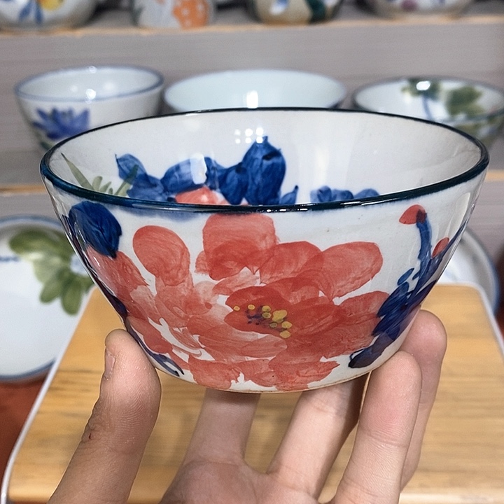 禾泥陶器手工制作5寸碗