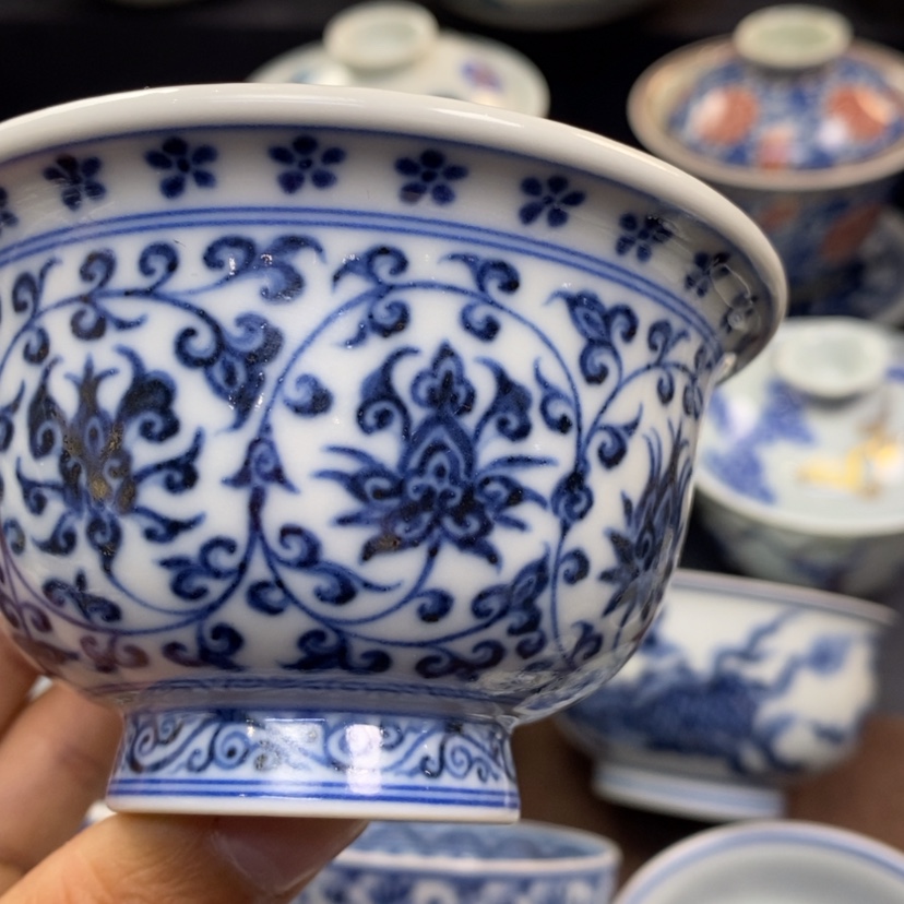 【闪购商品】景德镇青花主人杯