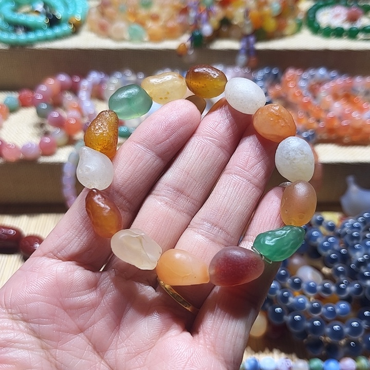 玛瑙/玉髓未镶嵌手链