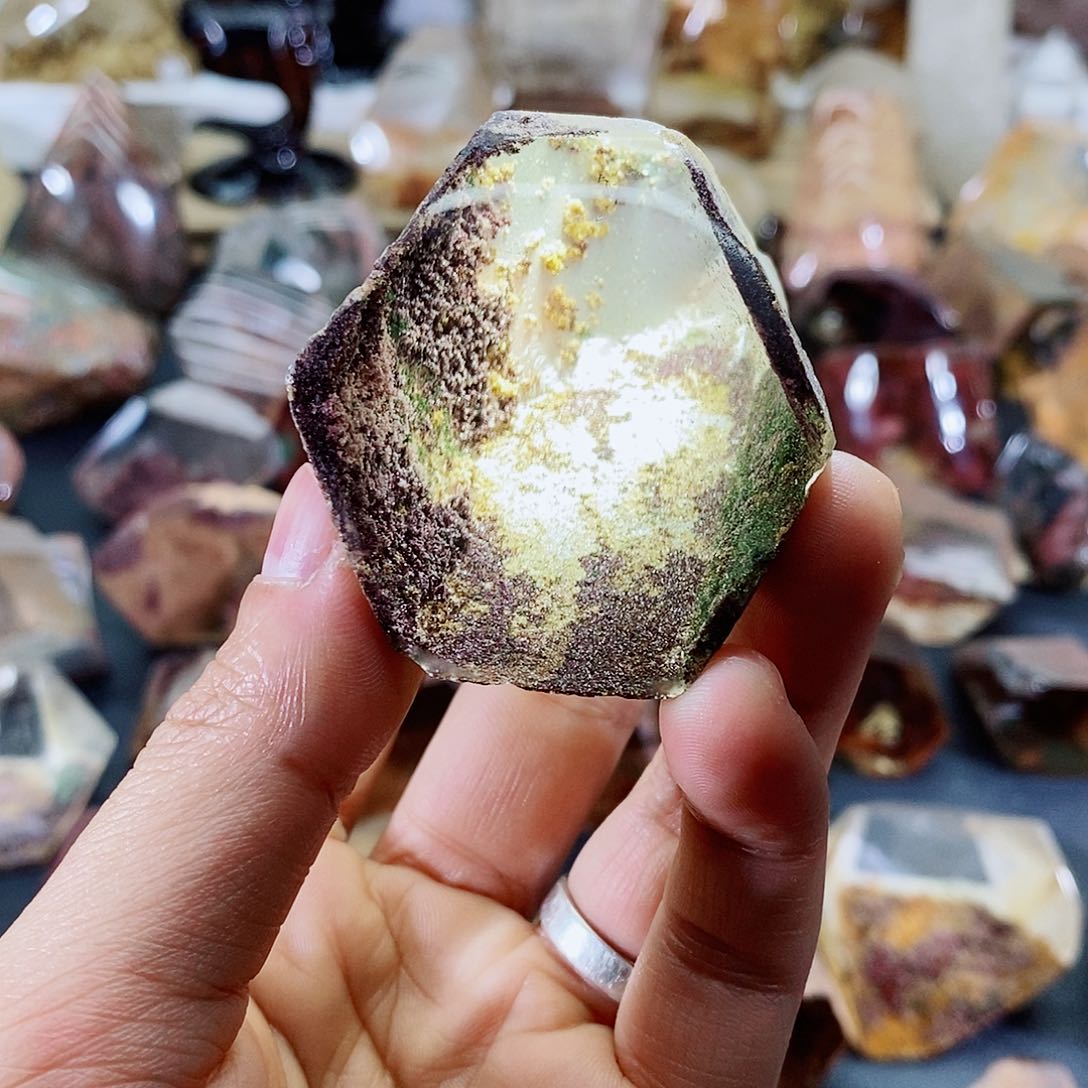 【闪购商品】水晶车挂未镶嵌边*天然水晶原石