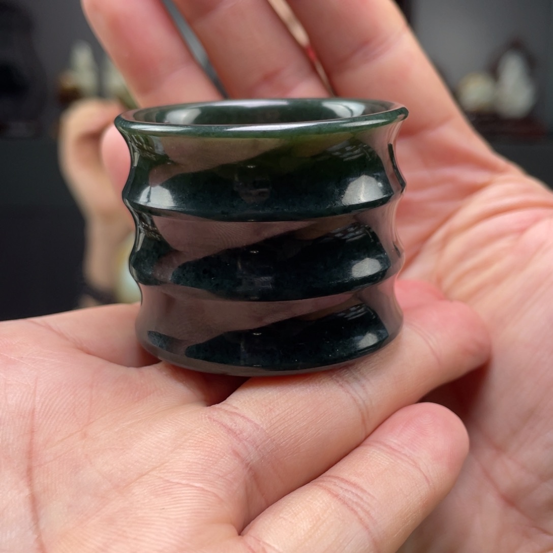 未镶嵌和田玉摆件和田玉茶杯未镶嵌