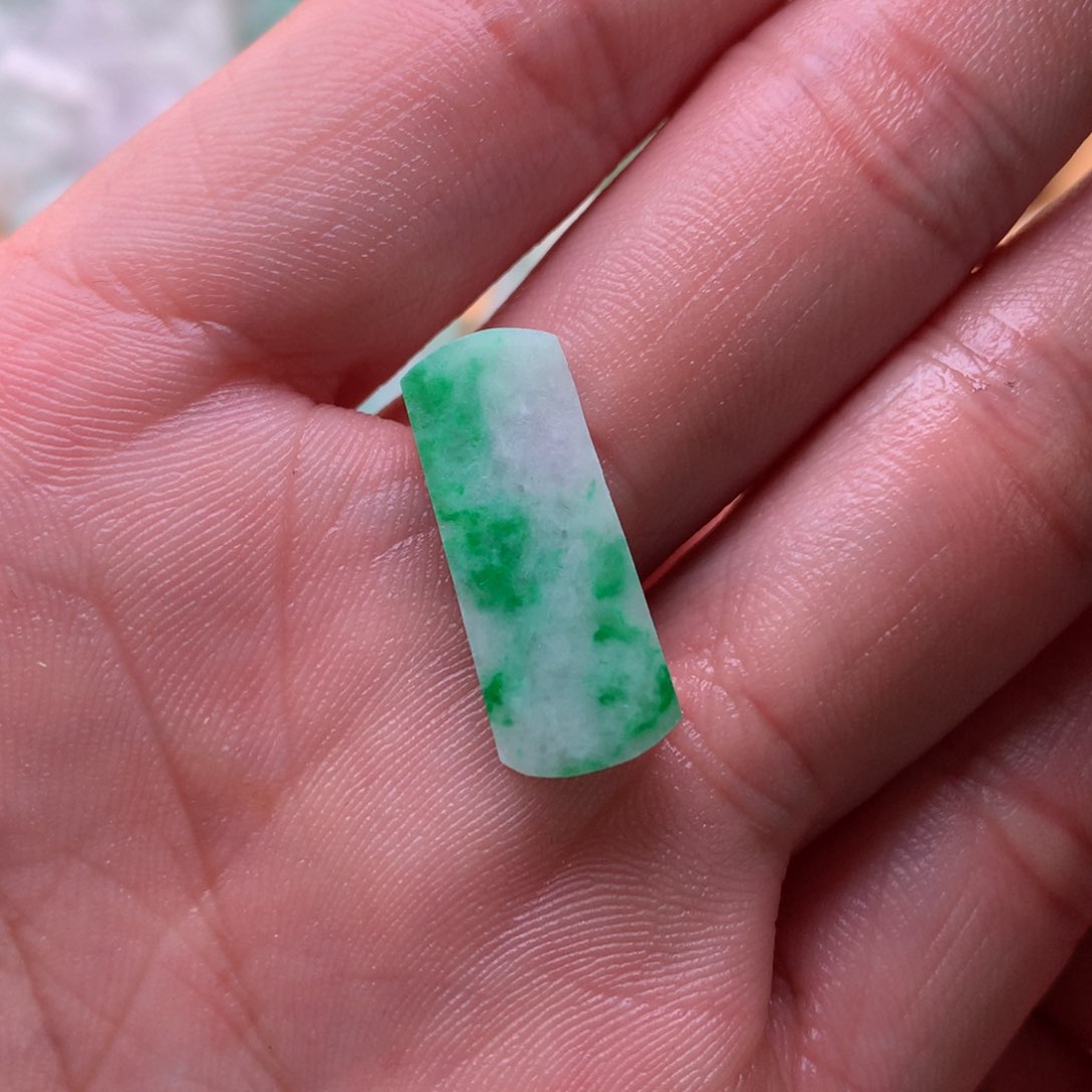 定制翡翠未镶嵌无事牌