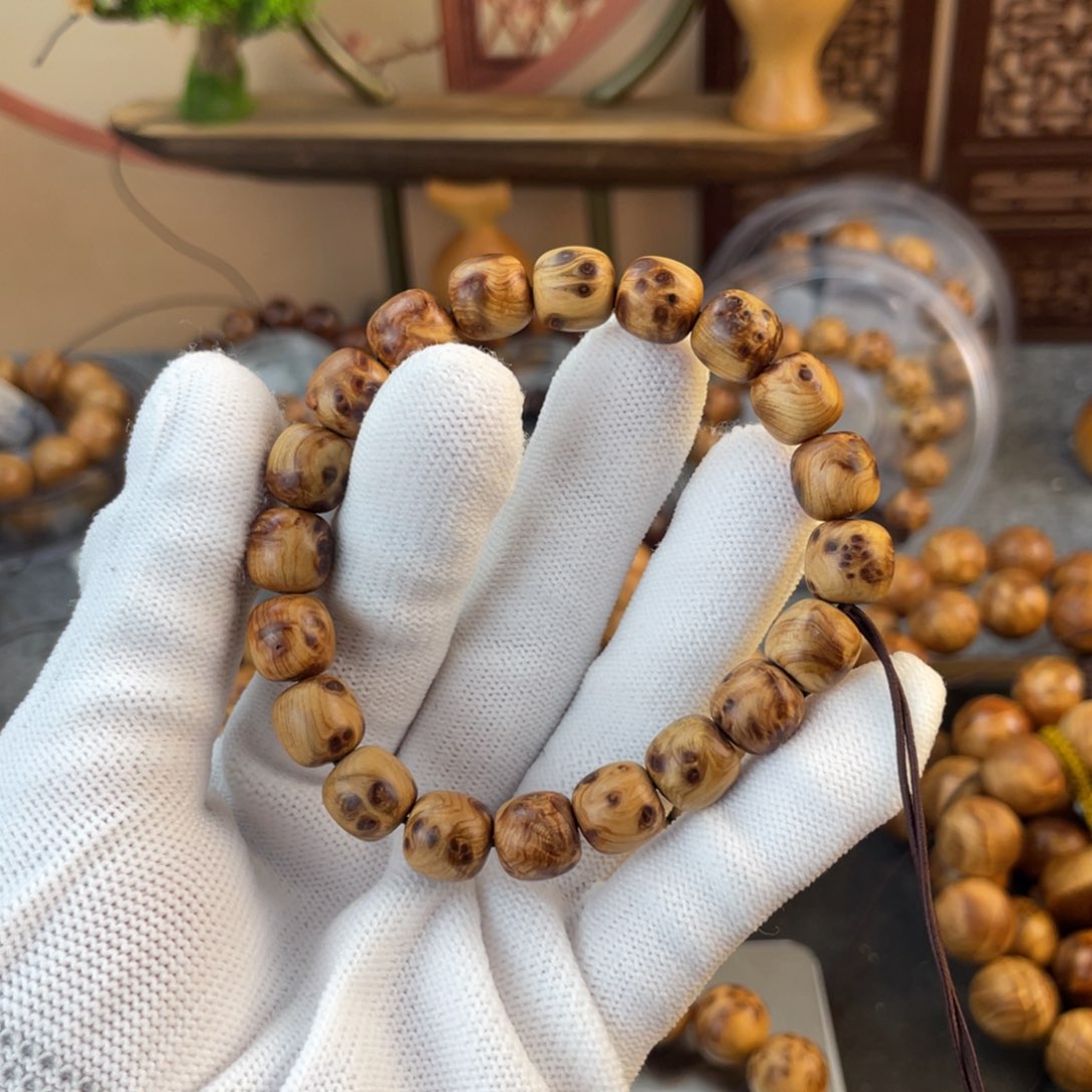 柏木手串/手链太行崖柏1.0 老型瘤疤