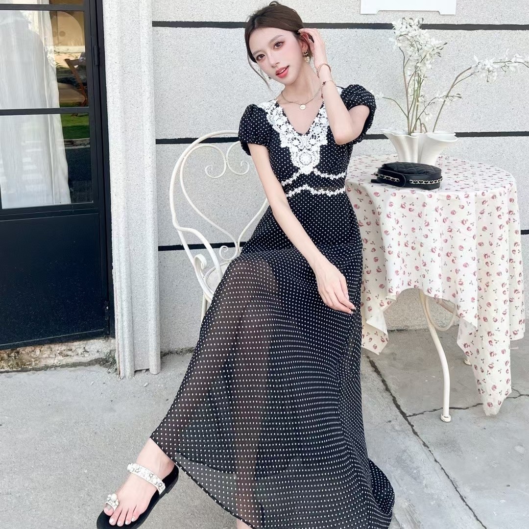 直播过款扣号—梵喆气质女装孤品时尚连衣裙