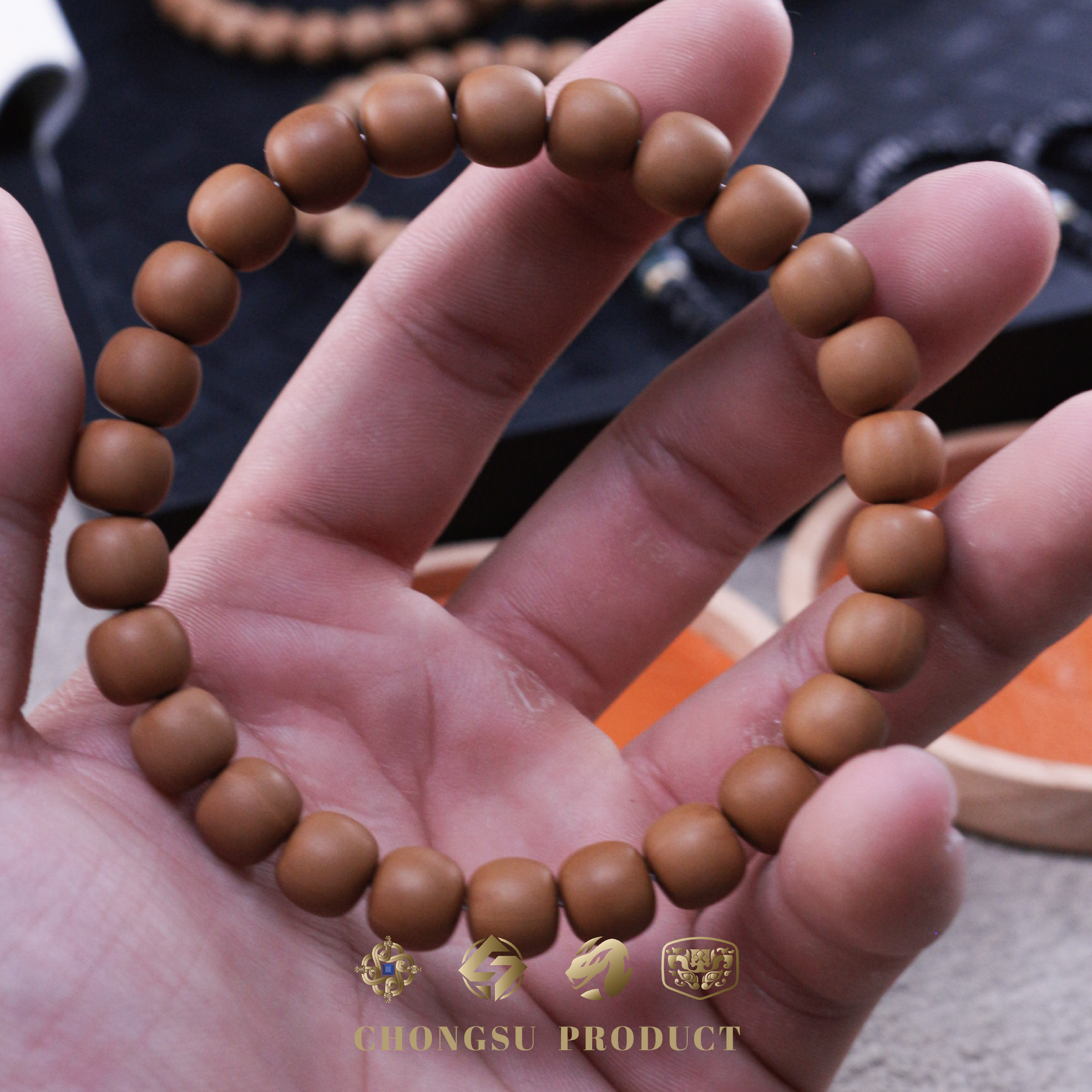 【ss级8+暗标老型】微反油 包毕业 无黑点 无封口线猴头核桃手串 