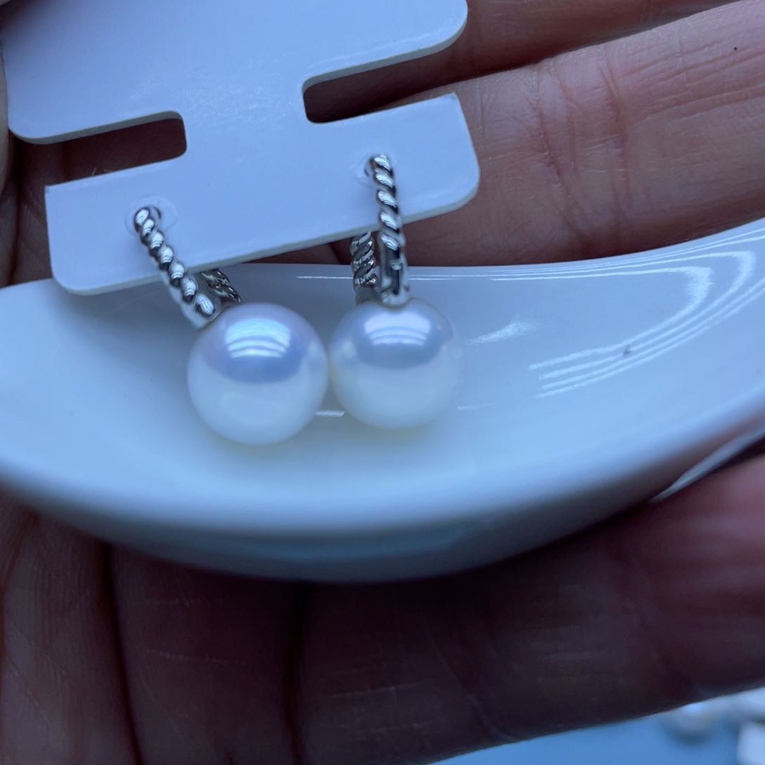 淡水珍珠耳饰未镶嵌