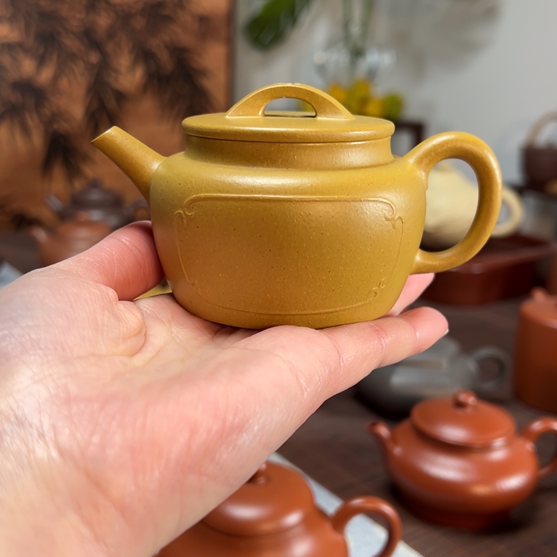 紫砂茶壶黄金段古韵紫砂壶