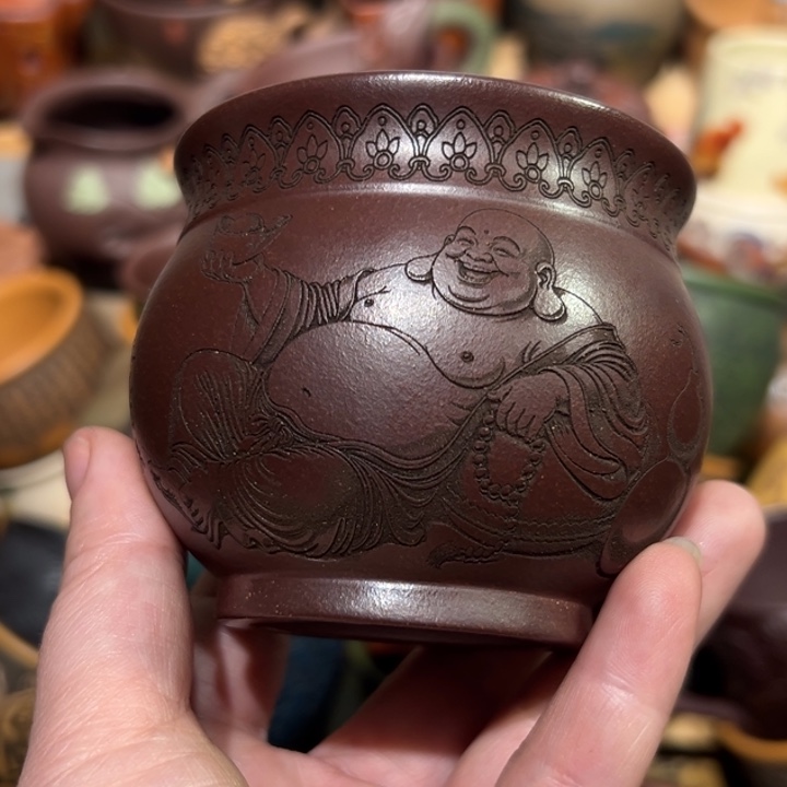 紫砂茶杯宜兴紫砂主人杯