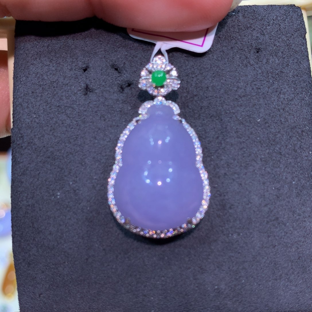 翡翠18K金镶嵌手链翡翠