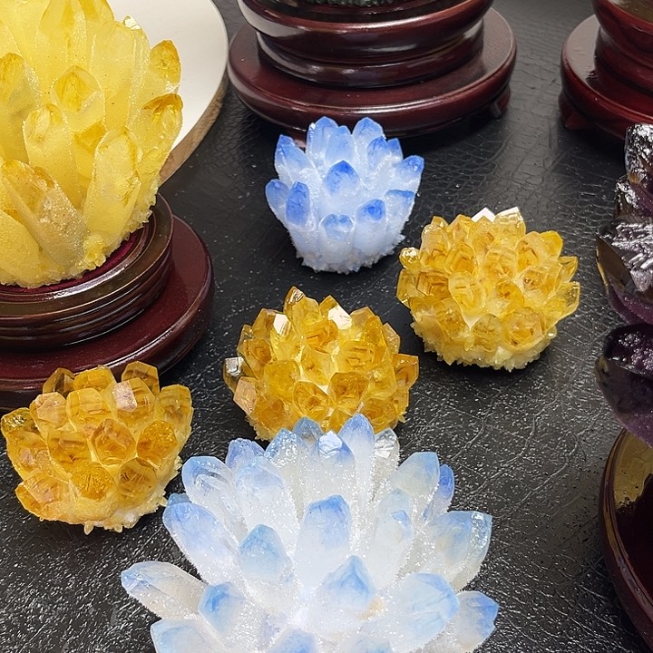 手工艺品琉璃D****狄晶簇