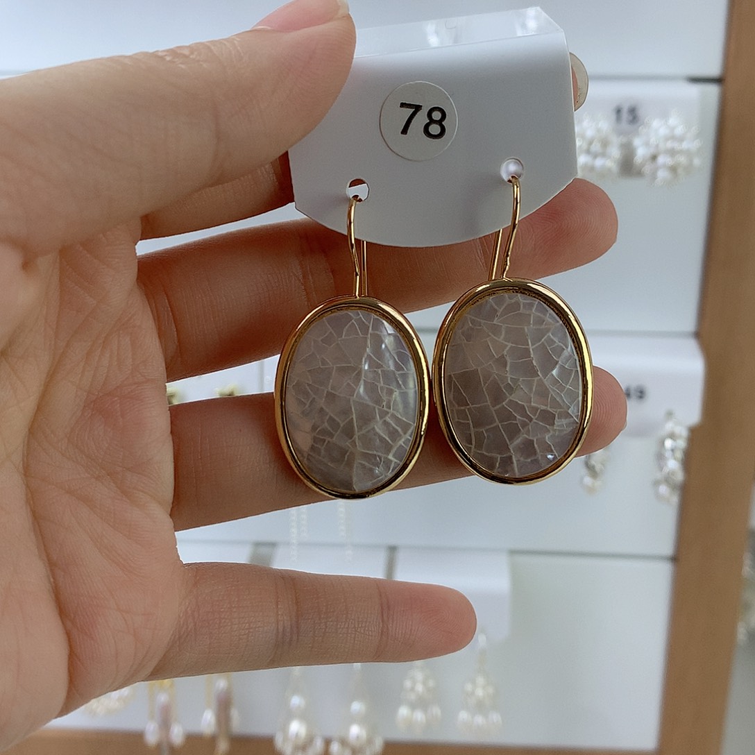 未镶嵌耳饰淡水珍珠