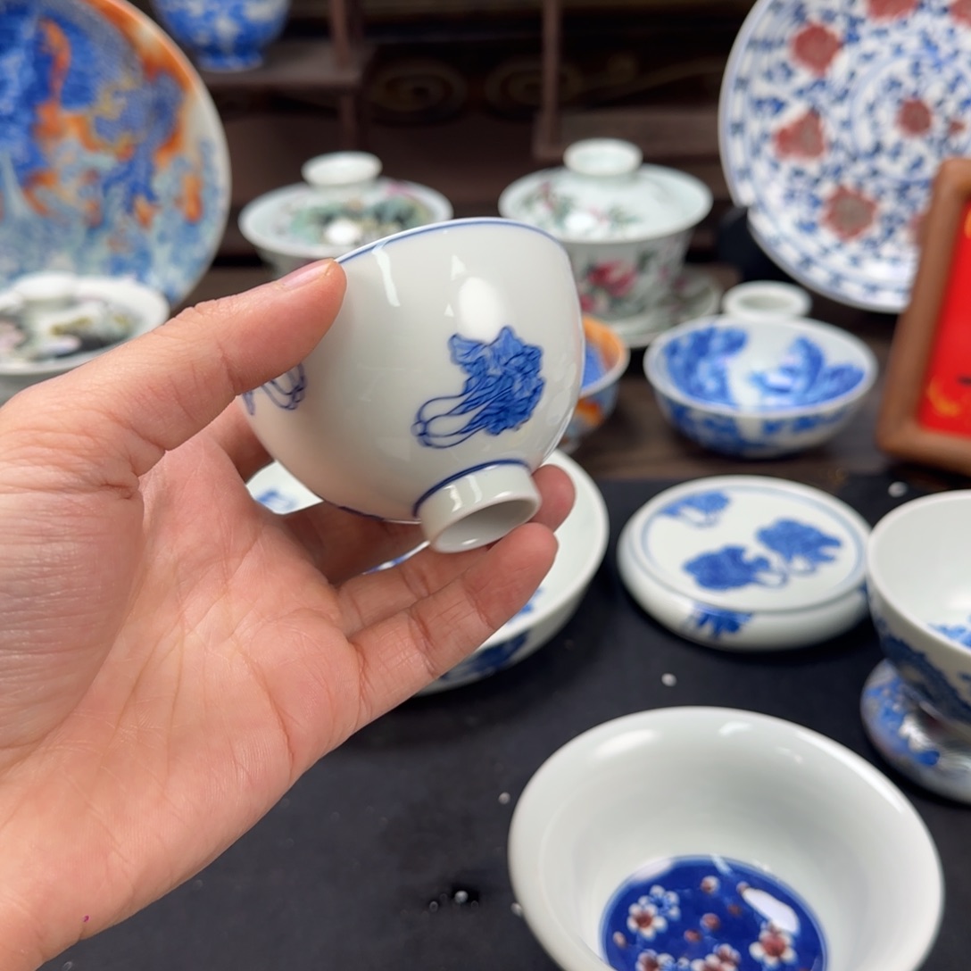 杯员*景德镇手工手绘陶瓷