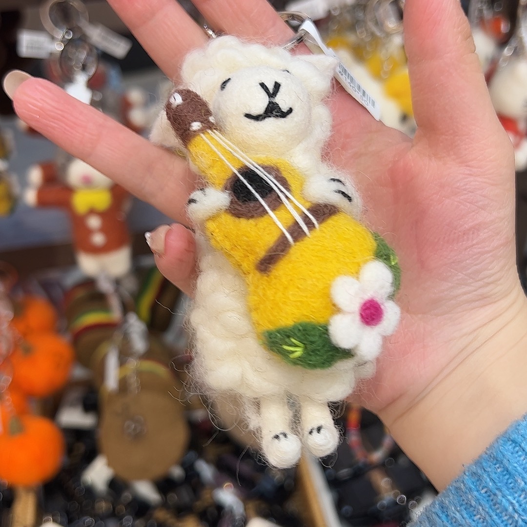 布艺铁合金手机链