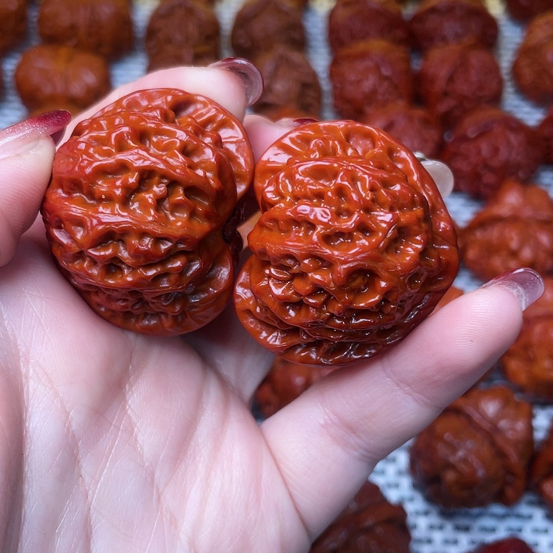 桃核吊坠文玩核桃 手把件 宫灯 40